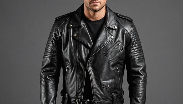 Veste en cuir motard pour homme : alliez mode et protection